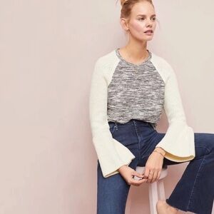 NWOT Anthropologie Dolan Bell Sleeve Top